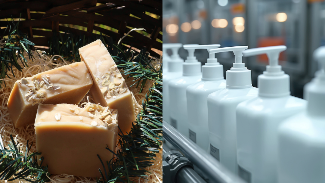 Goat Milk Soap vs Commercial Soap